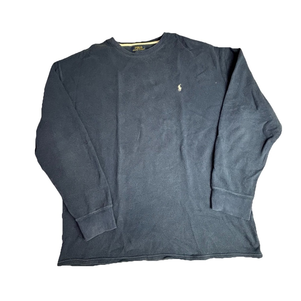 Polo Ralph Lauren Men's 3X Long Sleeve Crewneck Thermal Waffle Pullover Shirt